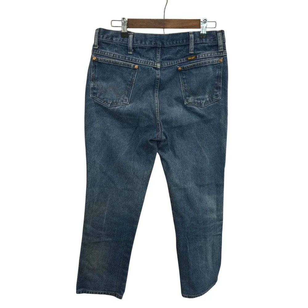 Wrangler Jeans Mens 35x32 Tag actual 32x31.5 ‎ Cowboy 936PWD Slim Fit Western
